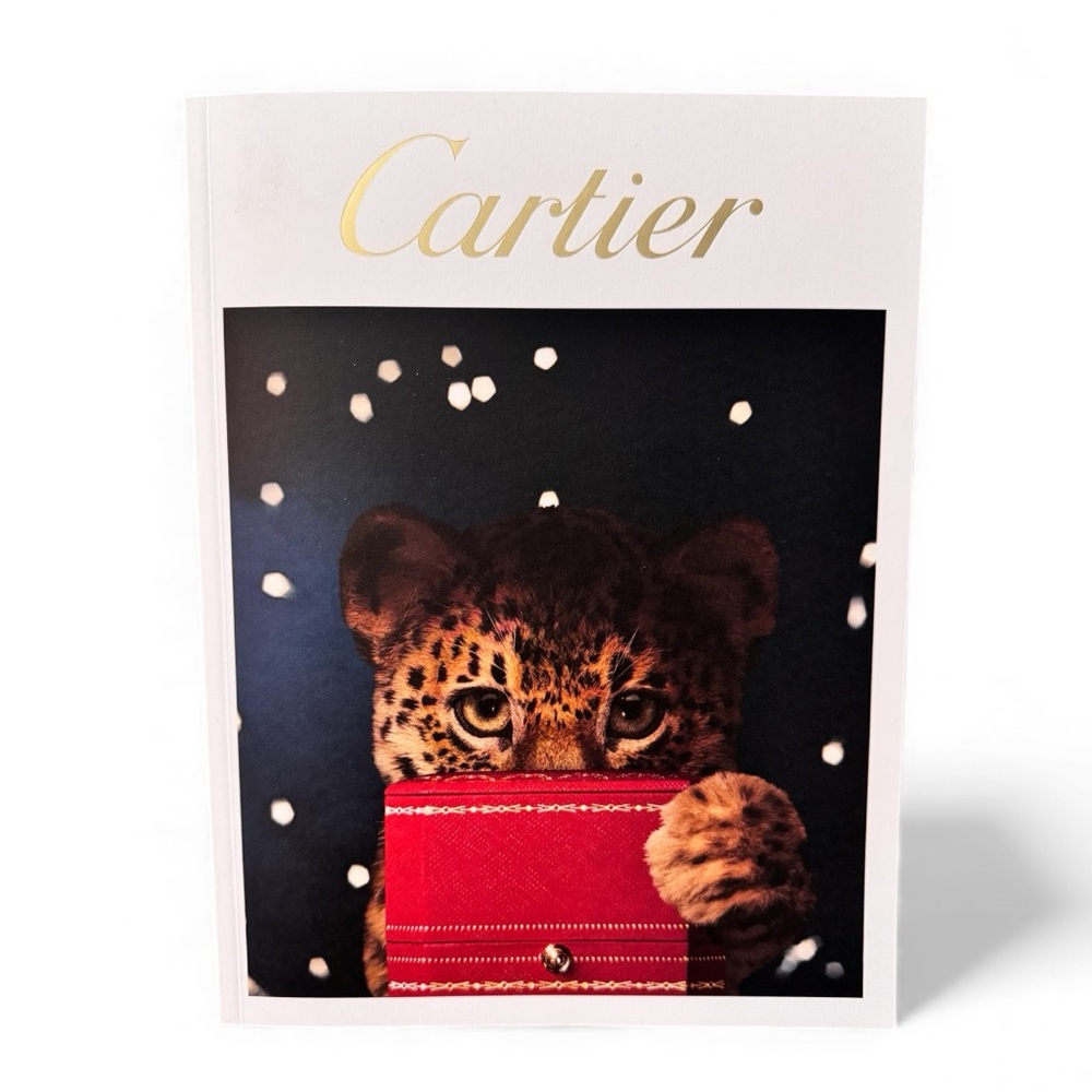 Cartier Elegant Catalogue with Price Book with Leopard on Front 2025-2026